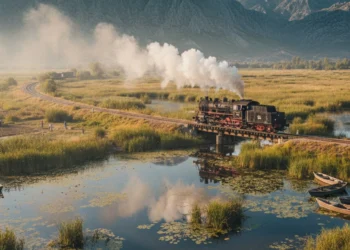 Parni vlak prolazi kroz dolinu Neretve kao simbol hercegovačkih željezničara